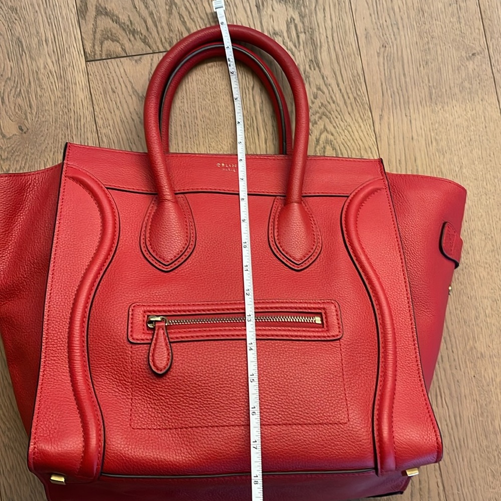 Celine micro red bag - Picture 7 of 13